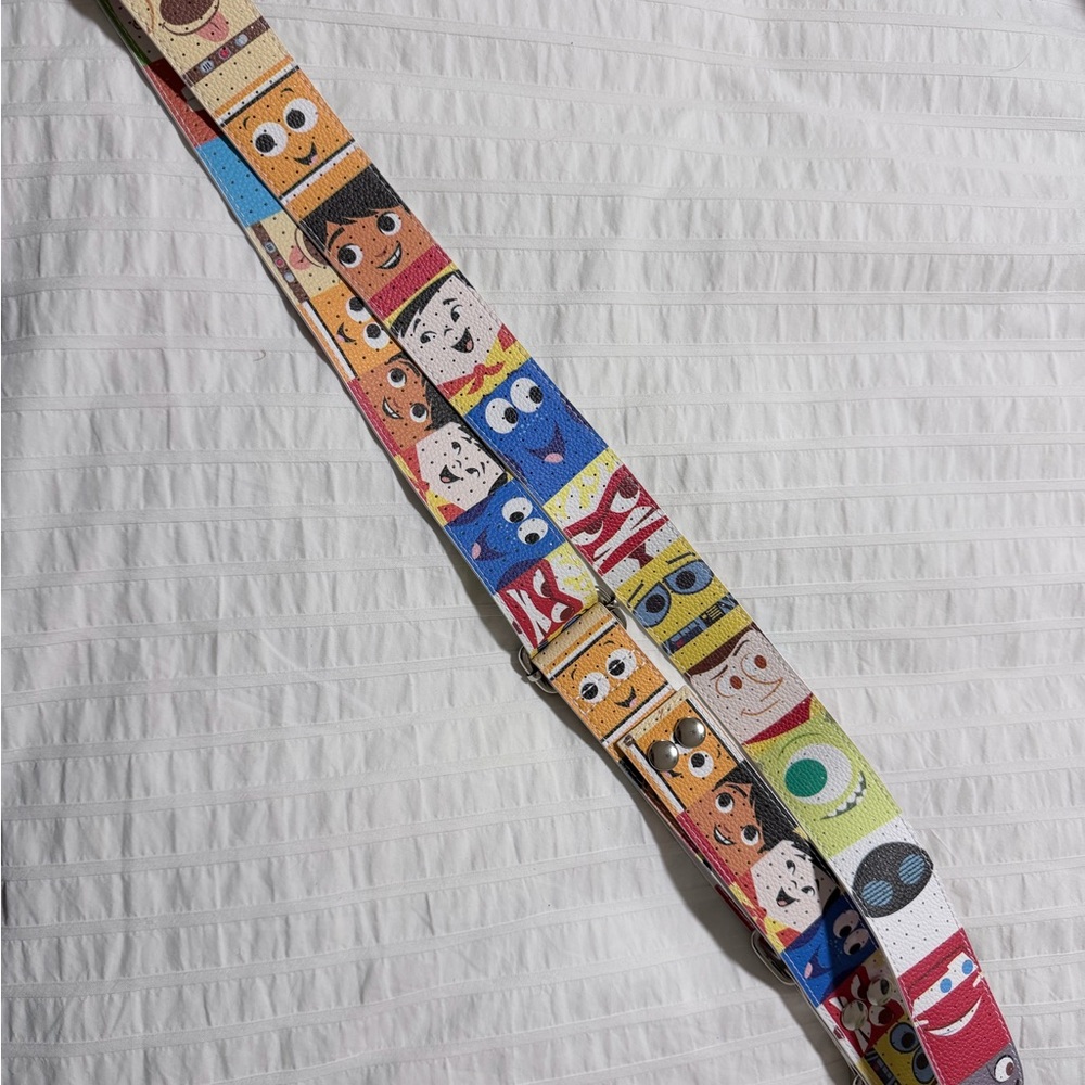 Pixar pin trading bag strap